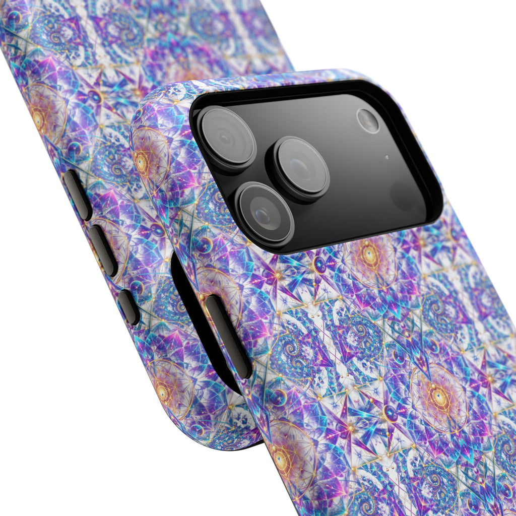 Geometric Pattern Phone Case — Protective Cosmic Art iPhone Cover