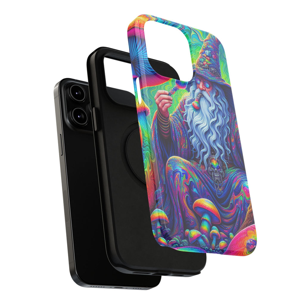 Psychedelic Wizard Phone Case — Impact‑Resistant Protective Cover