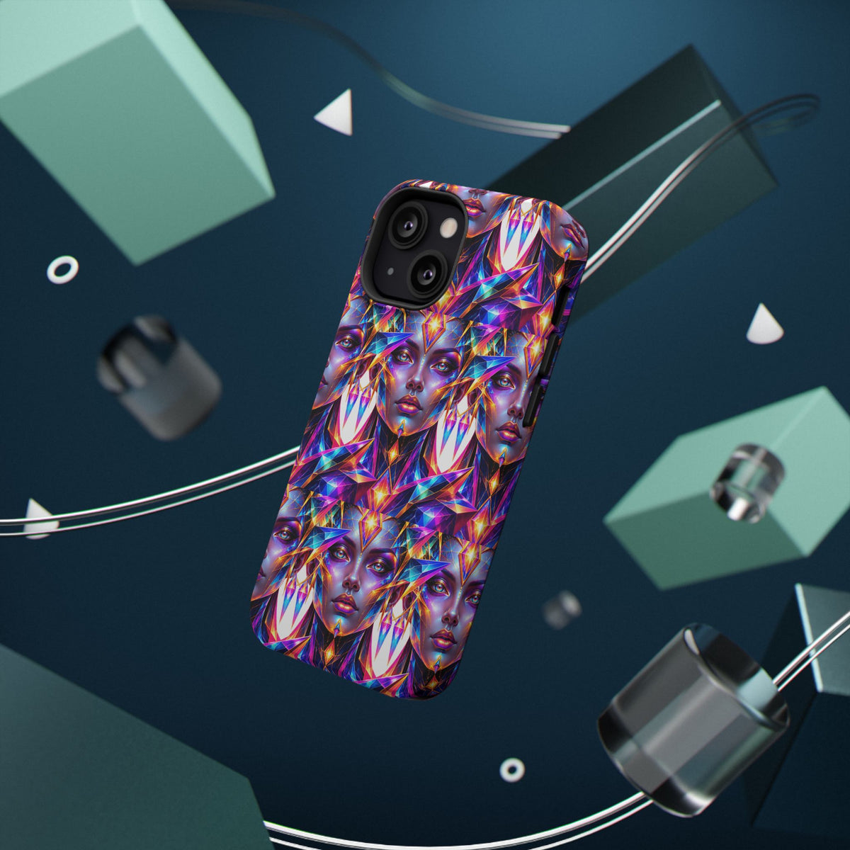 Lady DMT Phone Case — Protective Cosmic Art iPhone Cover