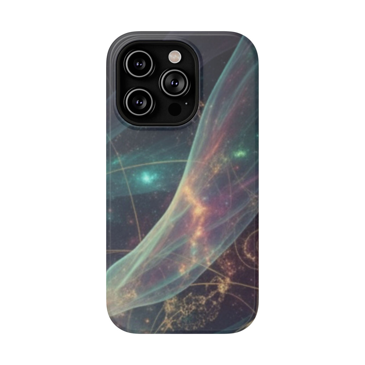 Galaxy Nebula Impact Phone Case — Protective Cosmic Art iPhone Cover
