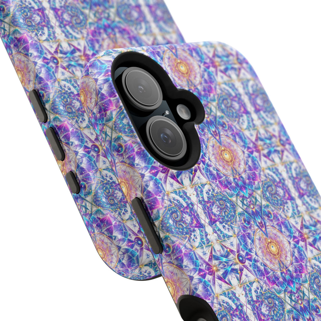 Geometric Pattern Phone Case — Protective Cosmic Art iPhone Cover