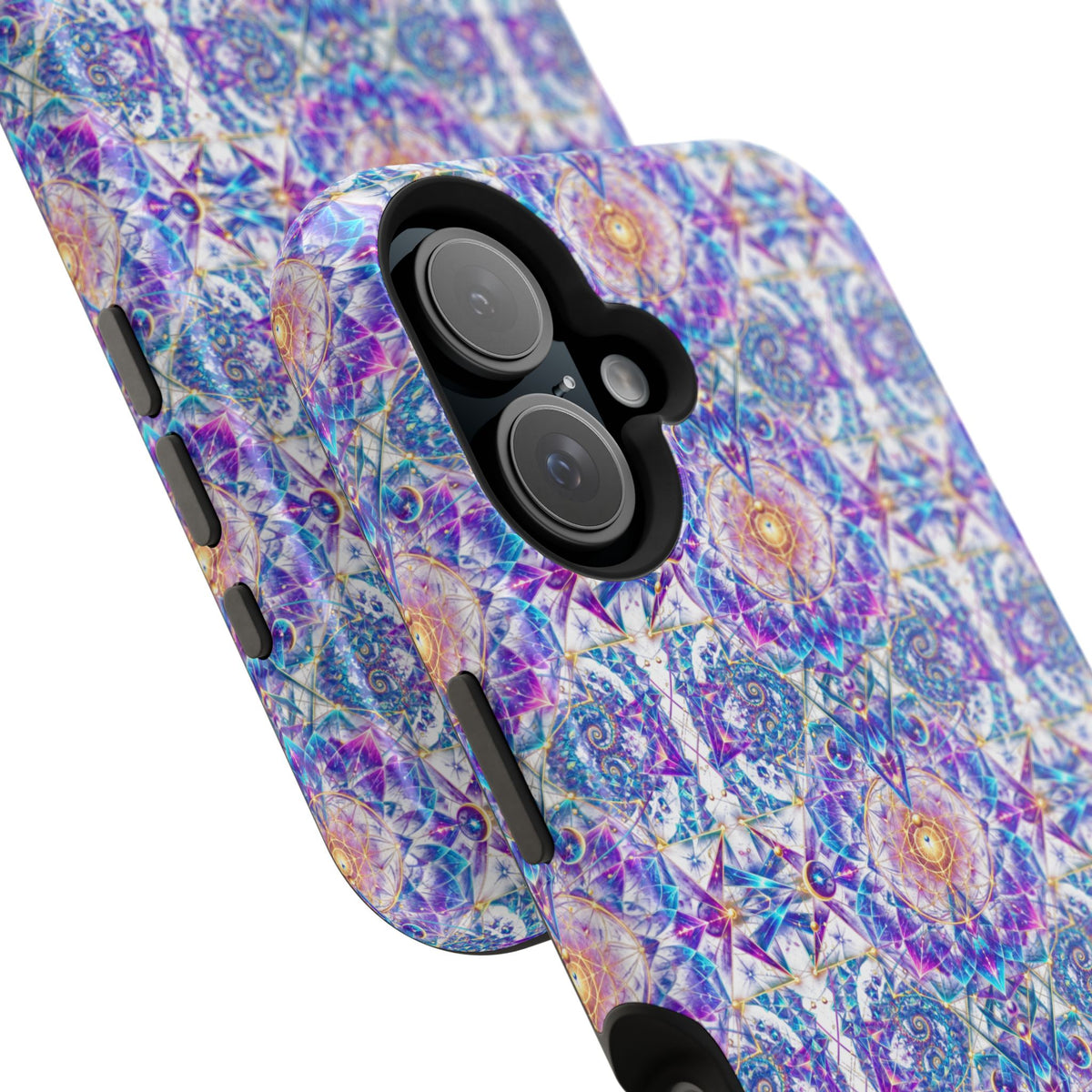 Geometric Pattern Phone Case — Protective Cosmic Art iPhone Cover