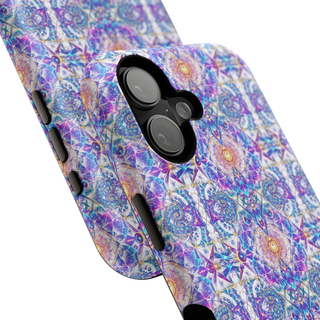 Geometric Pattern Phone Case — Protective Cosmic Art iPhone Cover