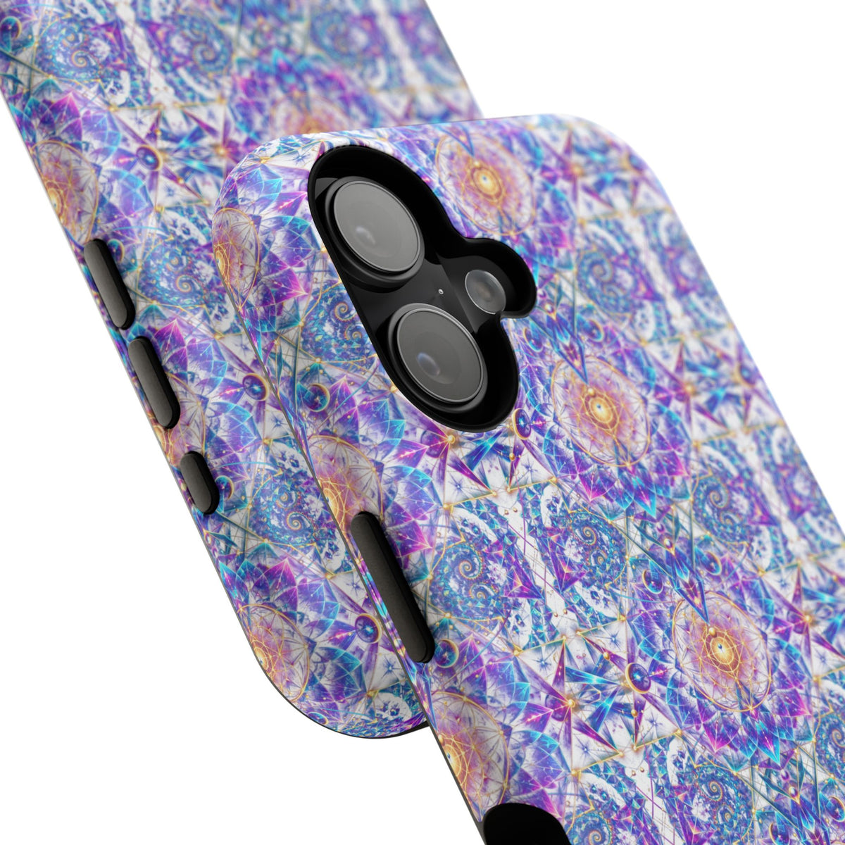Geometric Pattern Phone Case — Protective Cosmic Art iPhone Cover