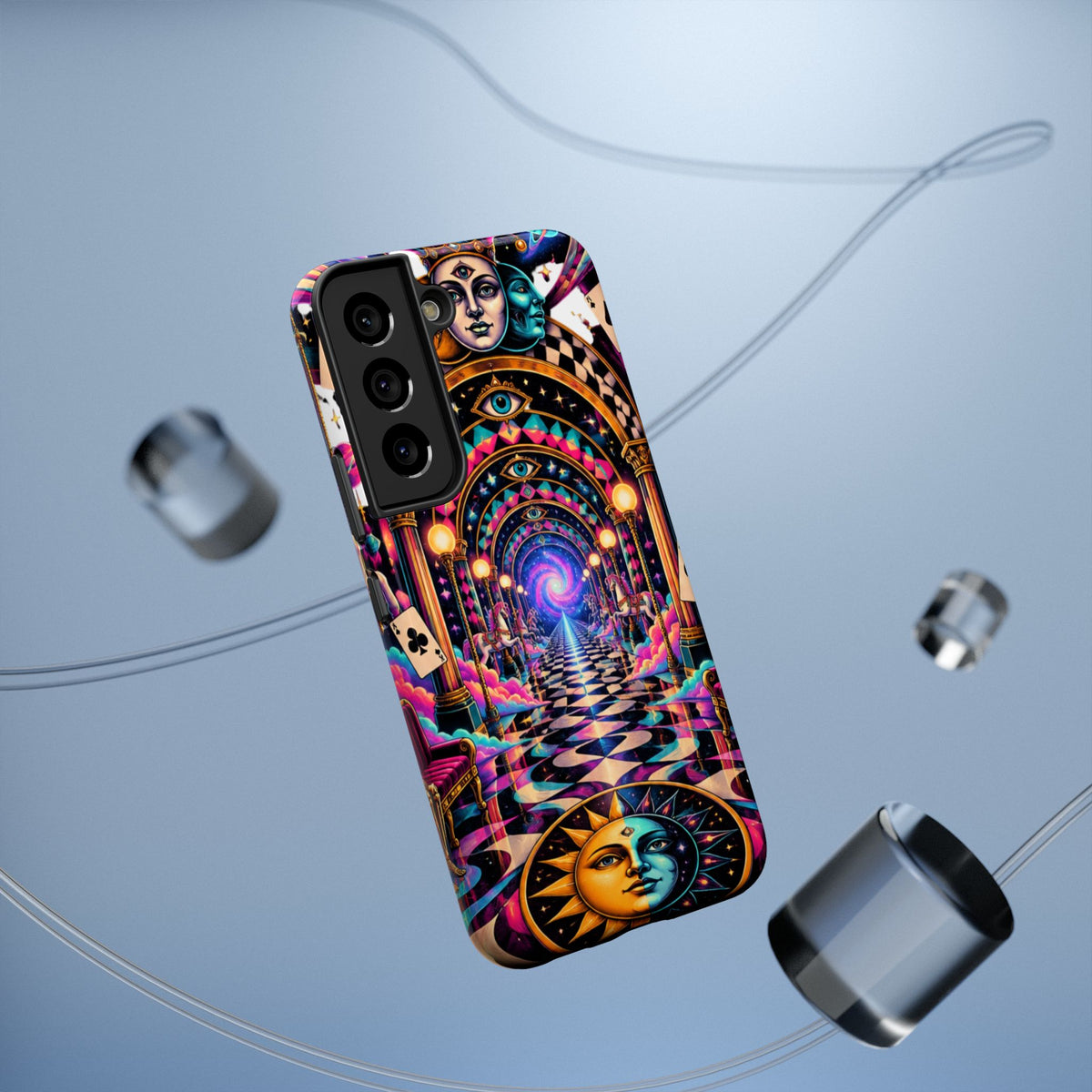 Psychedelic DMT Waiting Room Phone Case — Impact‑Resistant Protective Cover