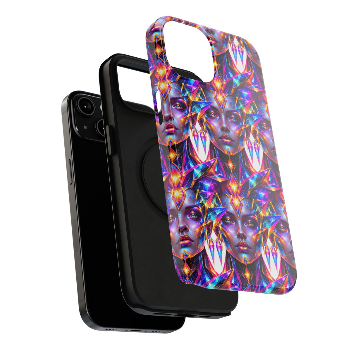 Lady DMT Phone Case — Protective Cosmic Art iPhone Cover
