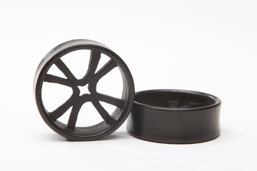 Ebony Wood Inception Cutout Tunnels – Double Flared