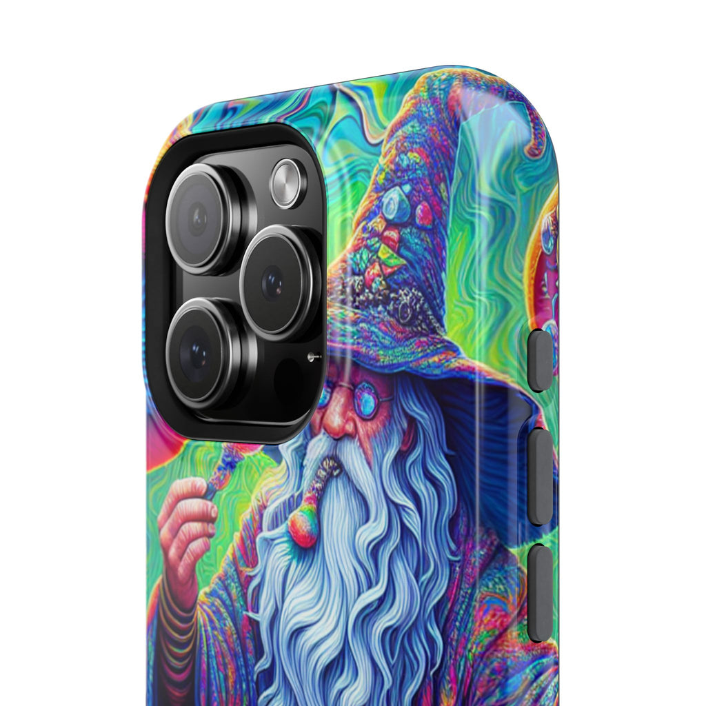 Psychedelic Wizard Phone Case — Impact‑Resistant Protective Cover