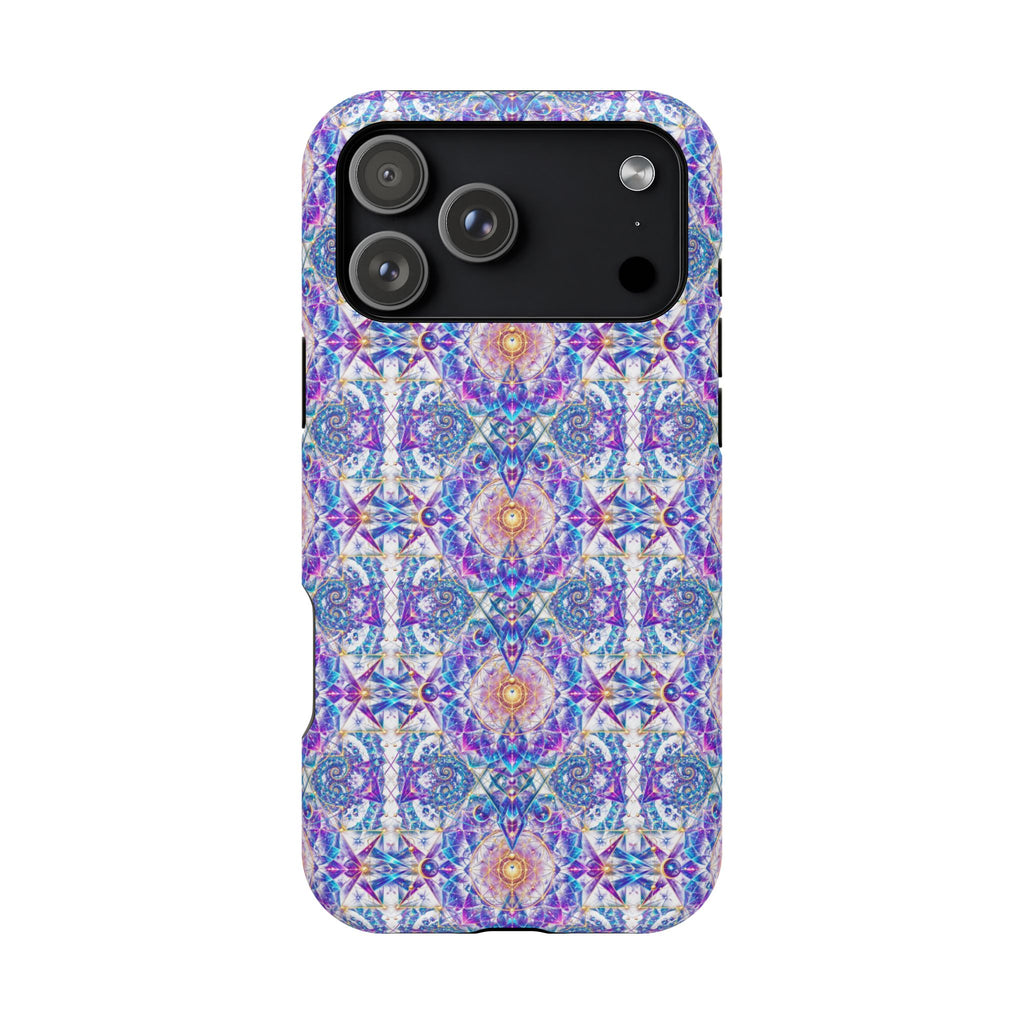 Geometric Pattern Phone Case — Protective Cosmic Art iPhone Cover