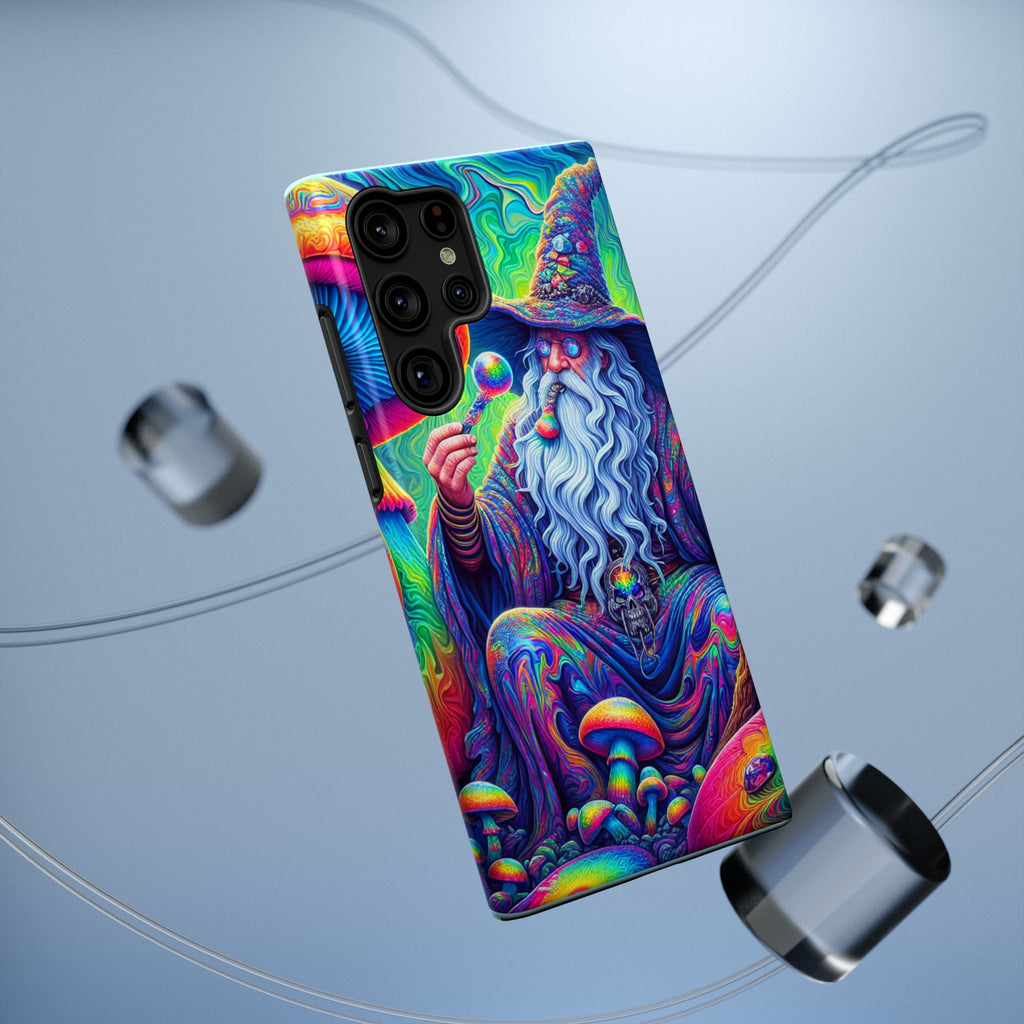 Psychedelic Wizard Phone Case — Impact‑Resistant Protective Cover