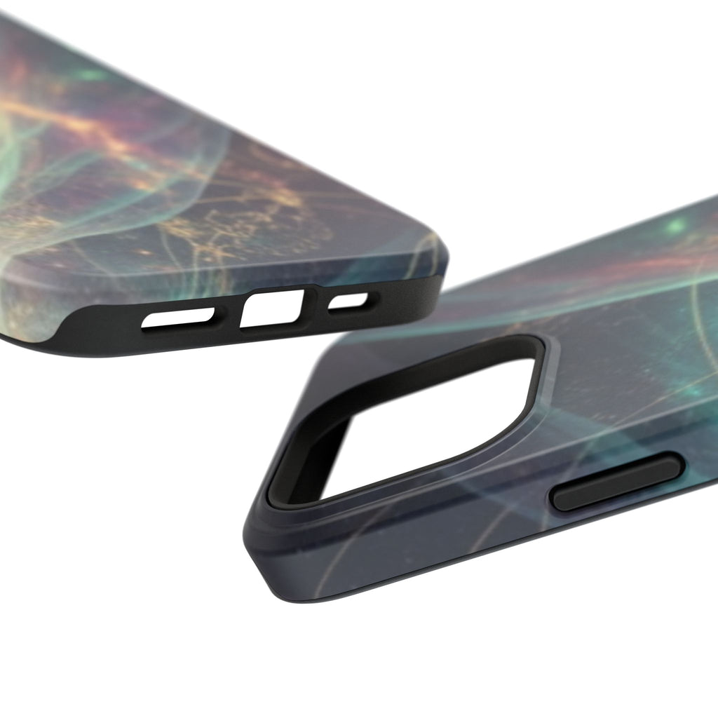 Galaxy Nebula Impact Phone Case — Protective Cosmic Art iPhone Cover