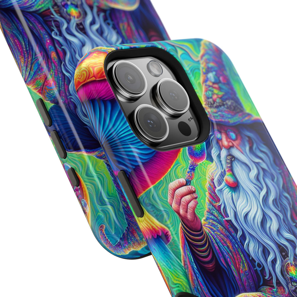 Psychedelic Wizard Phone Case — Impact‑Resistant Protective Cover