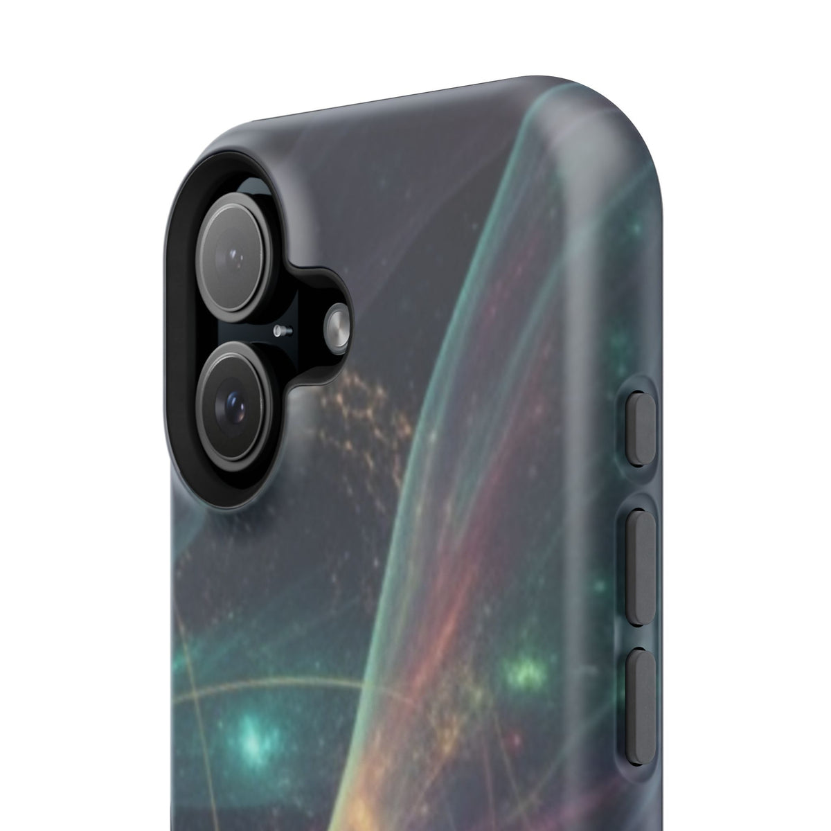 Galaxy Nebula Impact Phone Case — Protective Cosmic Art iPhone Cover
