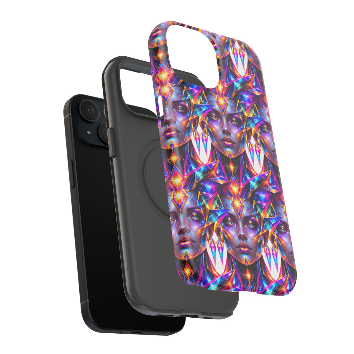 Lady DMT Phone Case — Protective Cosmic Art iPhone Cover
