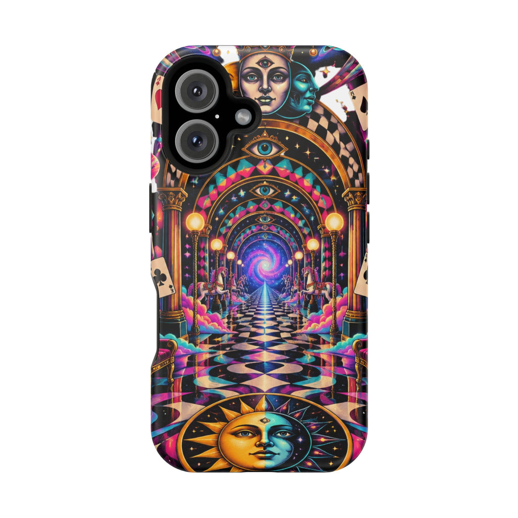 Psychedelic DMT Waiting Room Phone Case — Impact‑Resistant Protective Cover