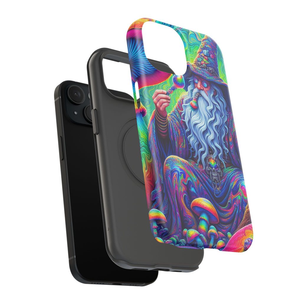 Psychedelic Wizard Phone Case — Impact‑Resistant Protective Cover