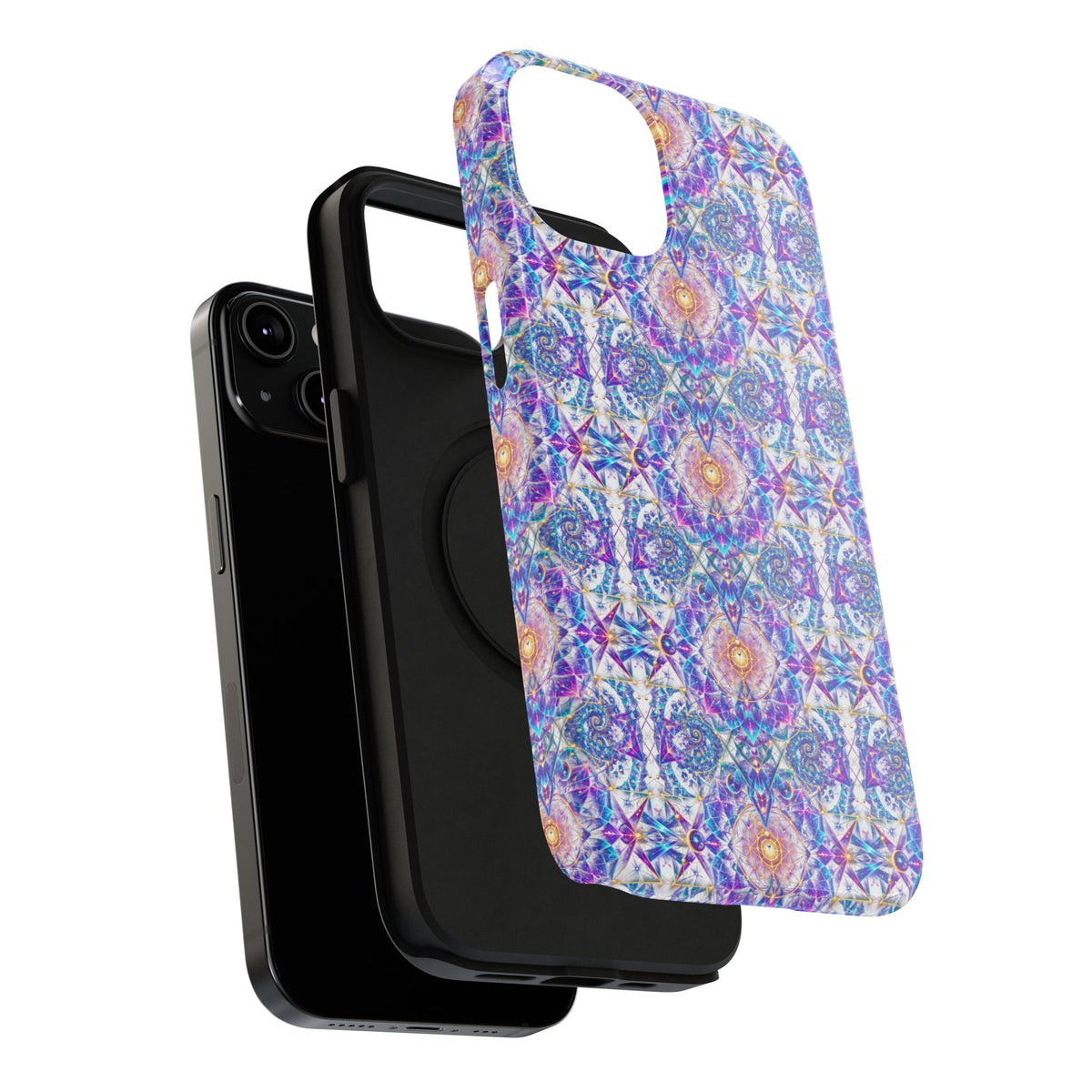 Geometric Pattern Phone Case — Protective Cosmic Art iPhone Cover