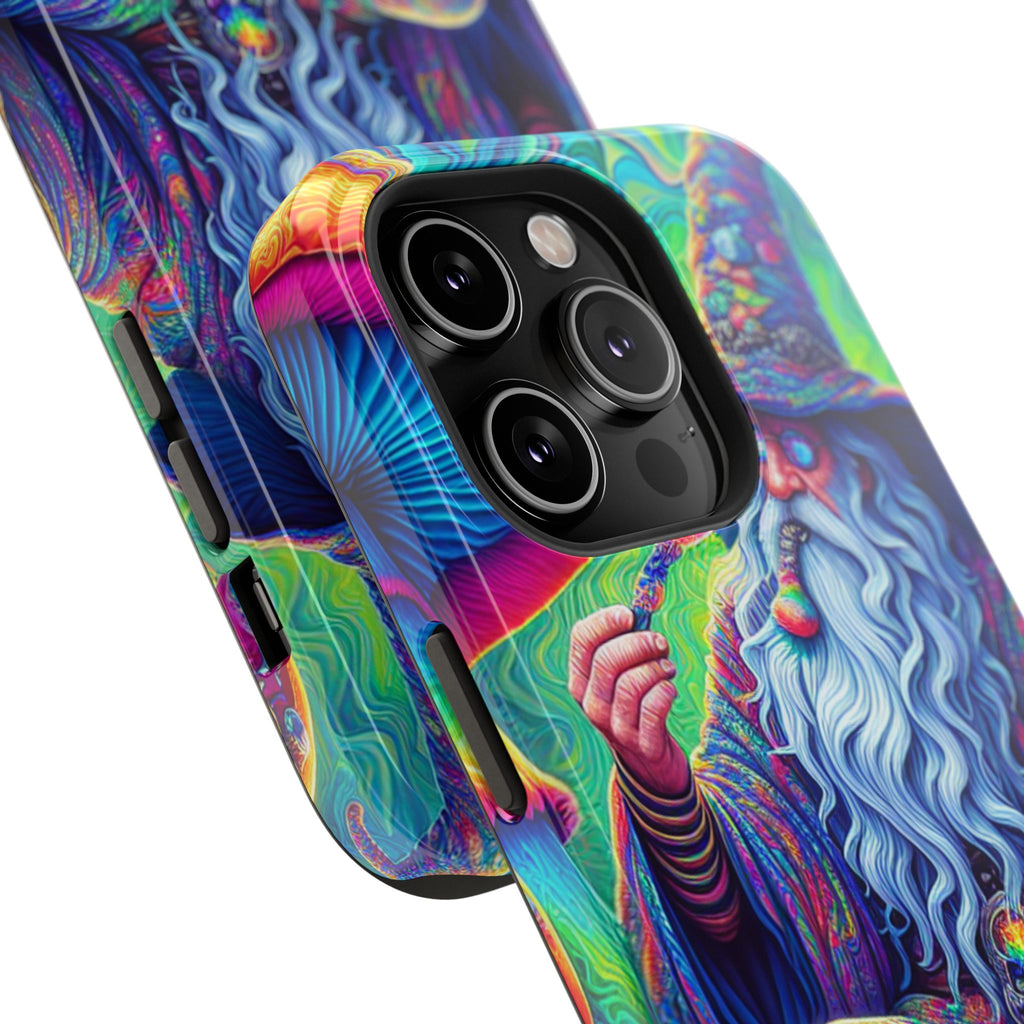 Psychedelic Wizard Phone Case — Impact‑Resistant Protective Cover