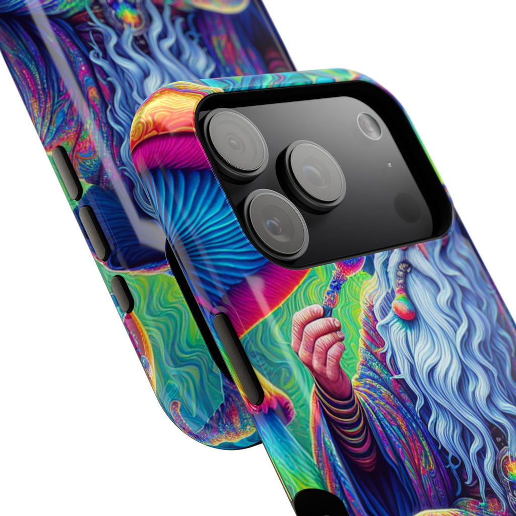 Psychedelic Wizard Phone Case — Impact‑Resistant Protective Cover