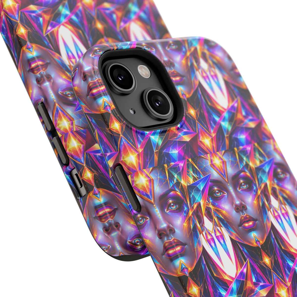 Lady DMT Phone Case — Protective Cosmic Art iPhone Cover