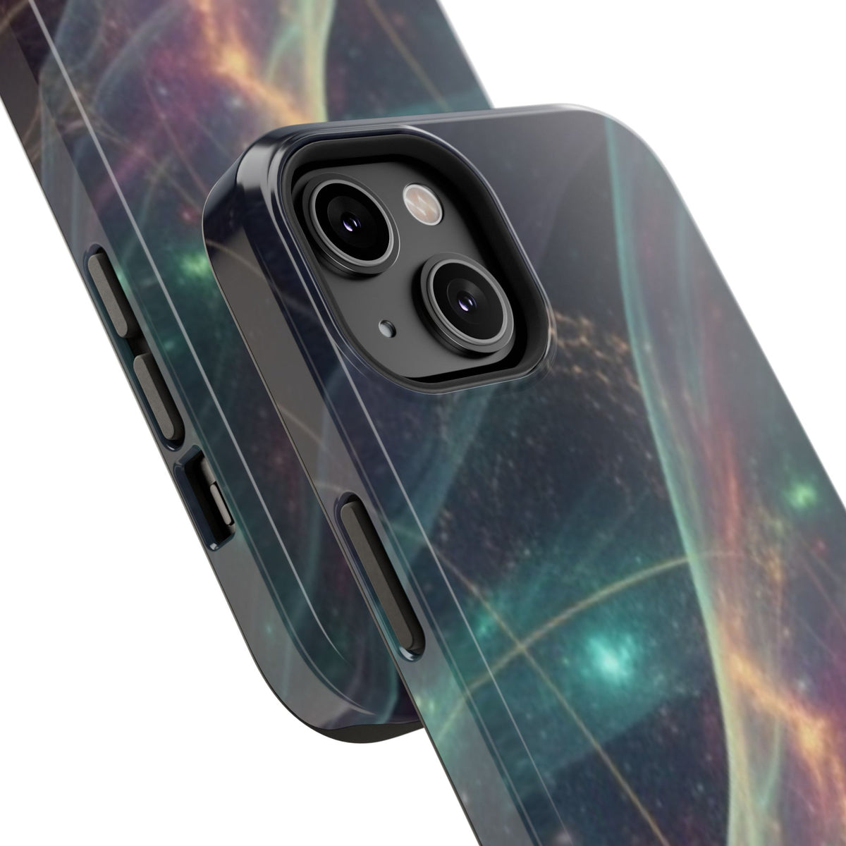 Galaxy Nebula Impact Phone Case — Protective Cosmic Art iPhone Cover