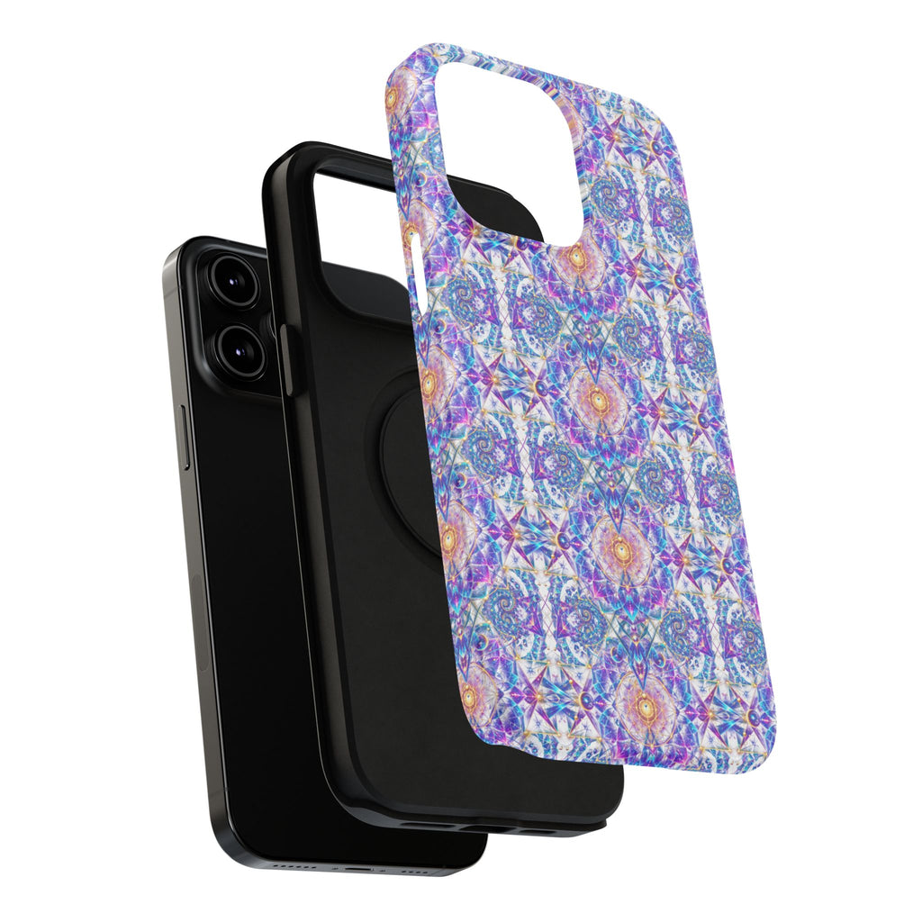 Geometric Pattern Phone Case — Protective Cosmic Art iPhone Cover