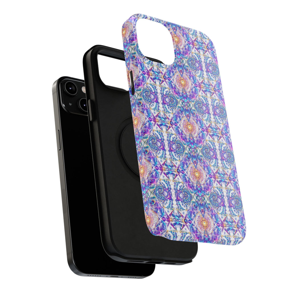 Geometric Pattern Phone Case — Protective Cosmic Art iPhone Cover