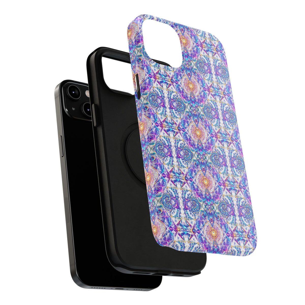 Geometric Pattern Phone Case — Protective Cosmic Art iPhone Cover