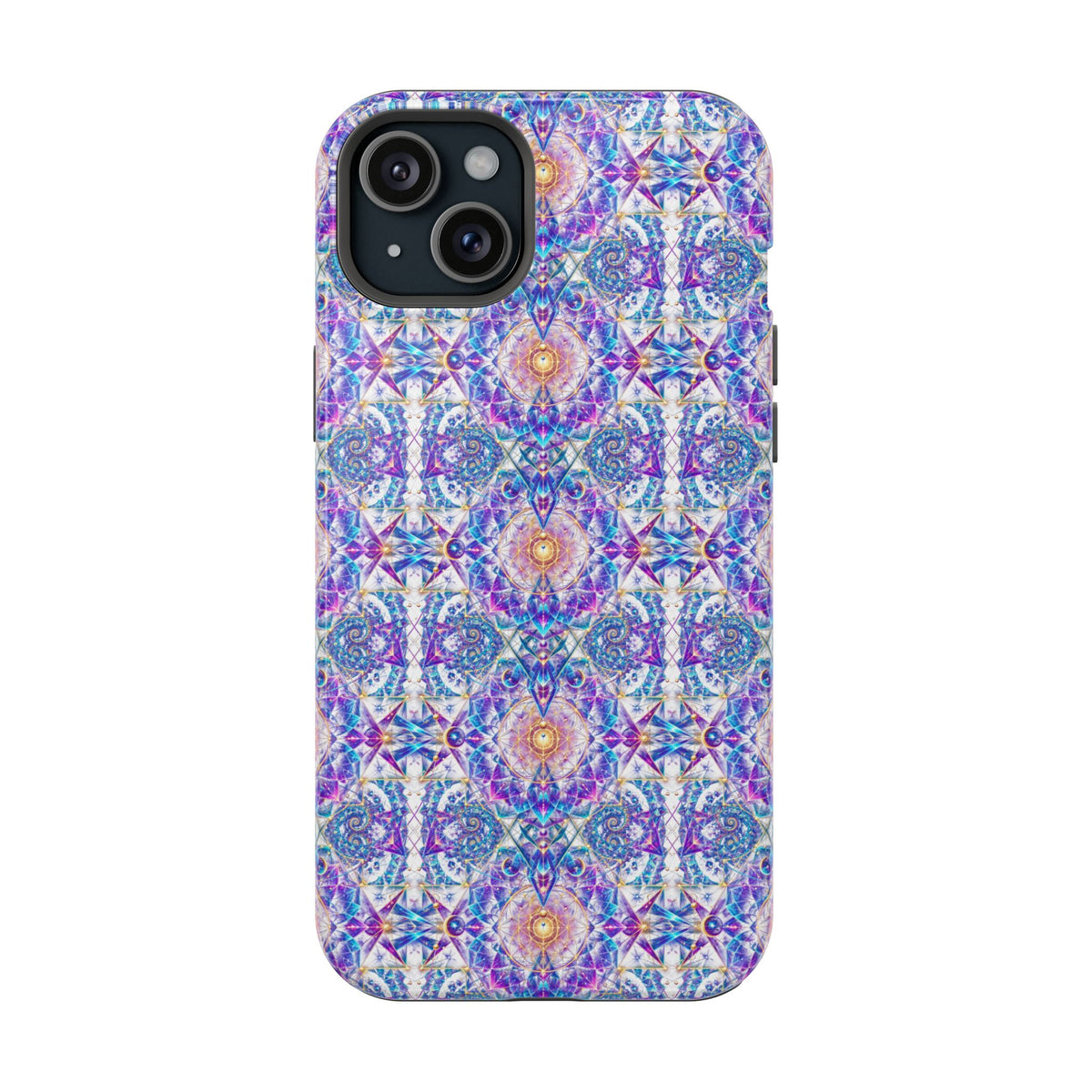 Geometric Pattern Phone Case — Protective Cosmic Art iPhone Cover