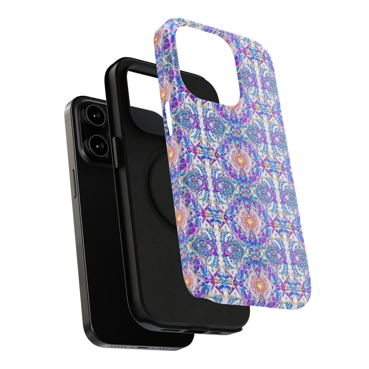 Geometric Pattern Phone Case — Protective Cosmic Art iPhone Cover