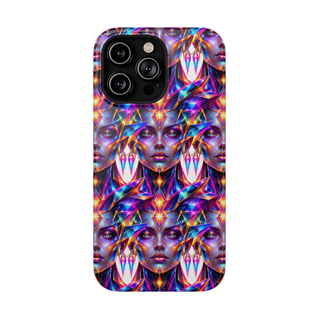 Lady DMT Phone Case — Protective Cosmic Art iPhone Cover