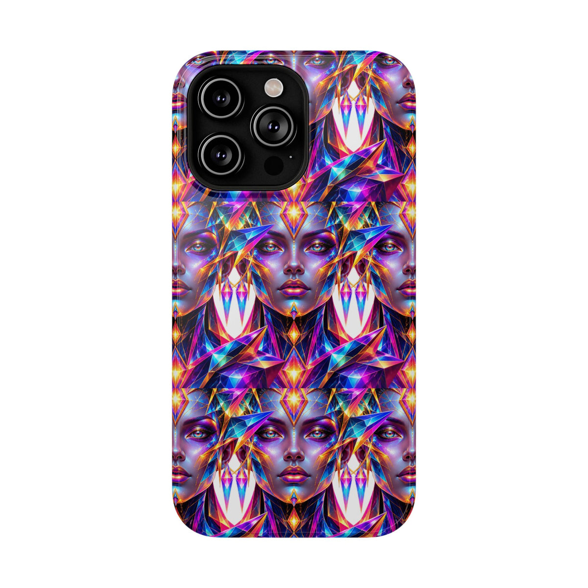 Lady DMT Phone Case — Protective Cosmic Art iPhone Cover