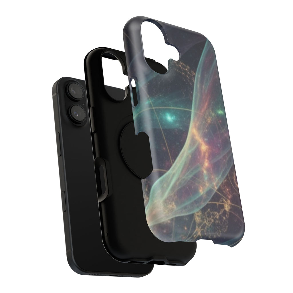 Galaxy Nebula Impact Phone Case — Protective Cosmic Art iPhone Cover