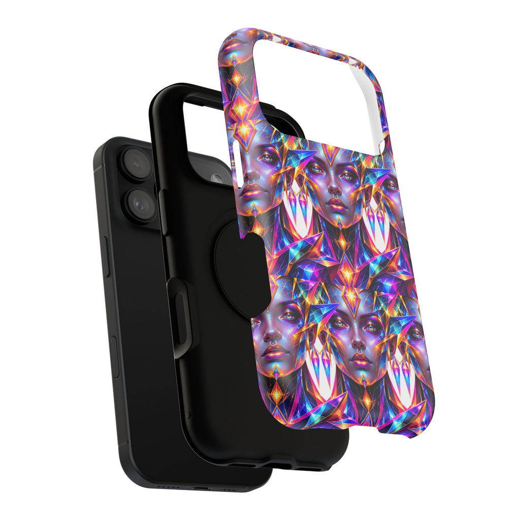 Lady DMT Phone Case — Protective Cosmic Art iPhone Cover