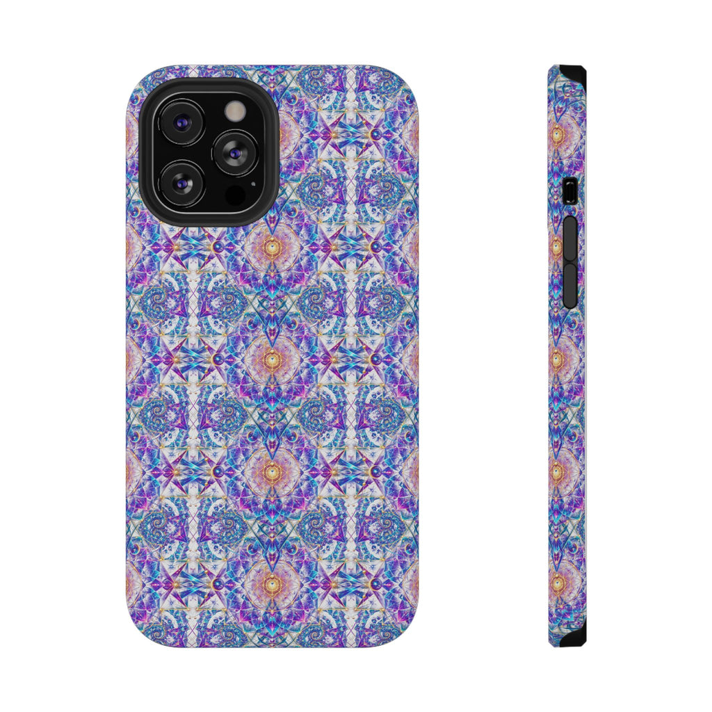 Geometric Pattern Phone Case — Protective Cosmic Art iPhone Cover