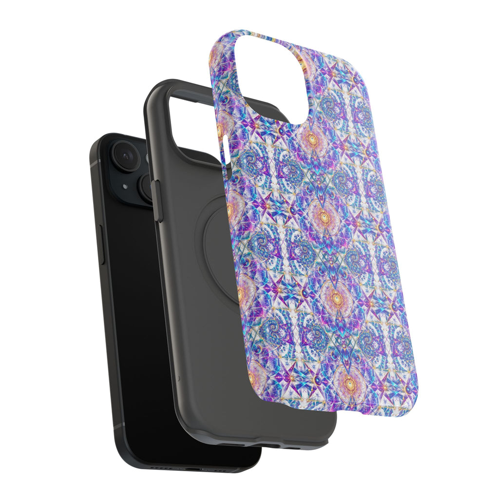 Geometric Pattern Phone Case — Protective Cosmic Art iPhone Cover