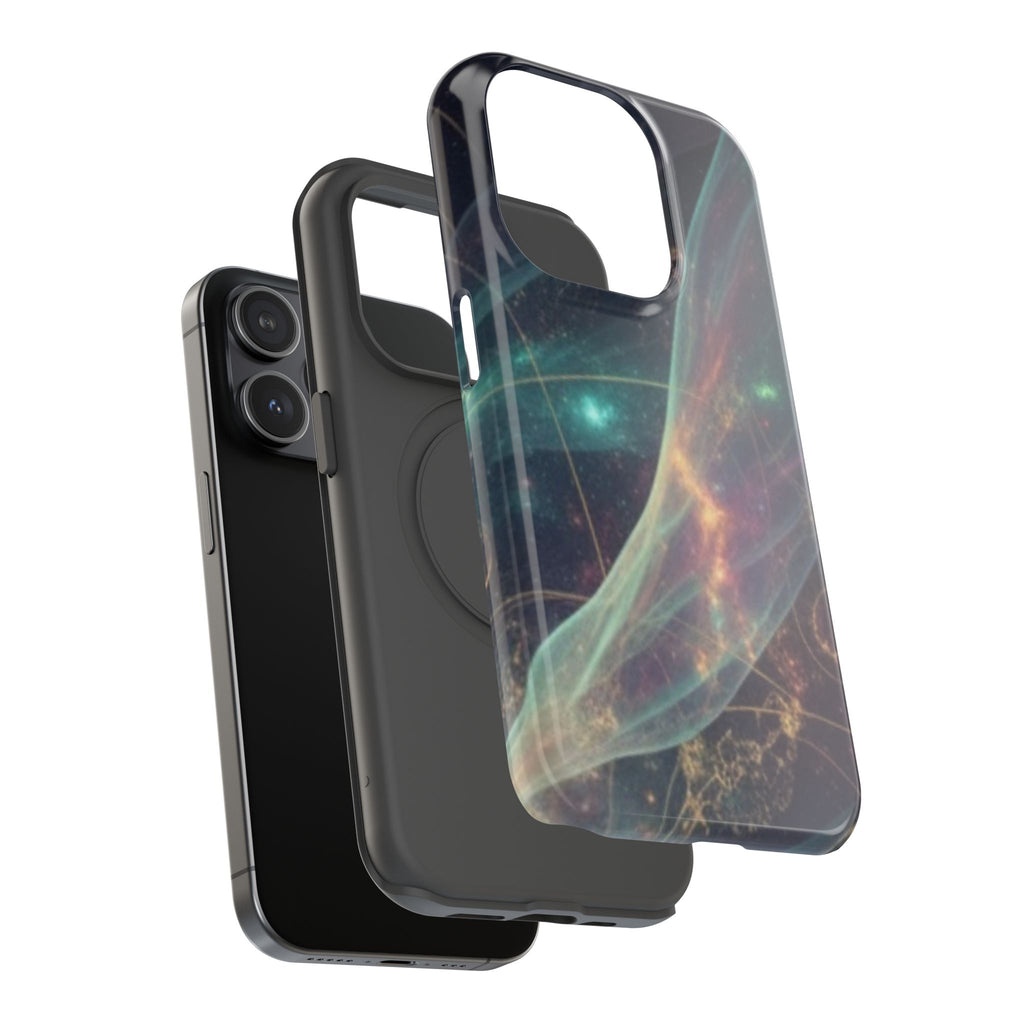 Galaxy Nebula Impact Phone Case — Protective Cosmic Art iPhone Cover