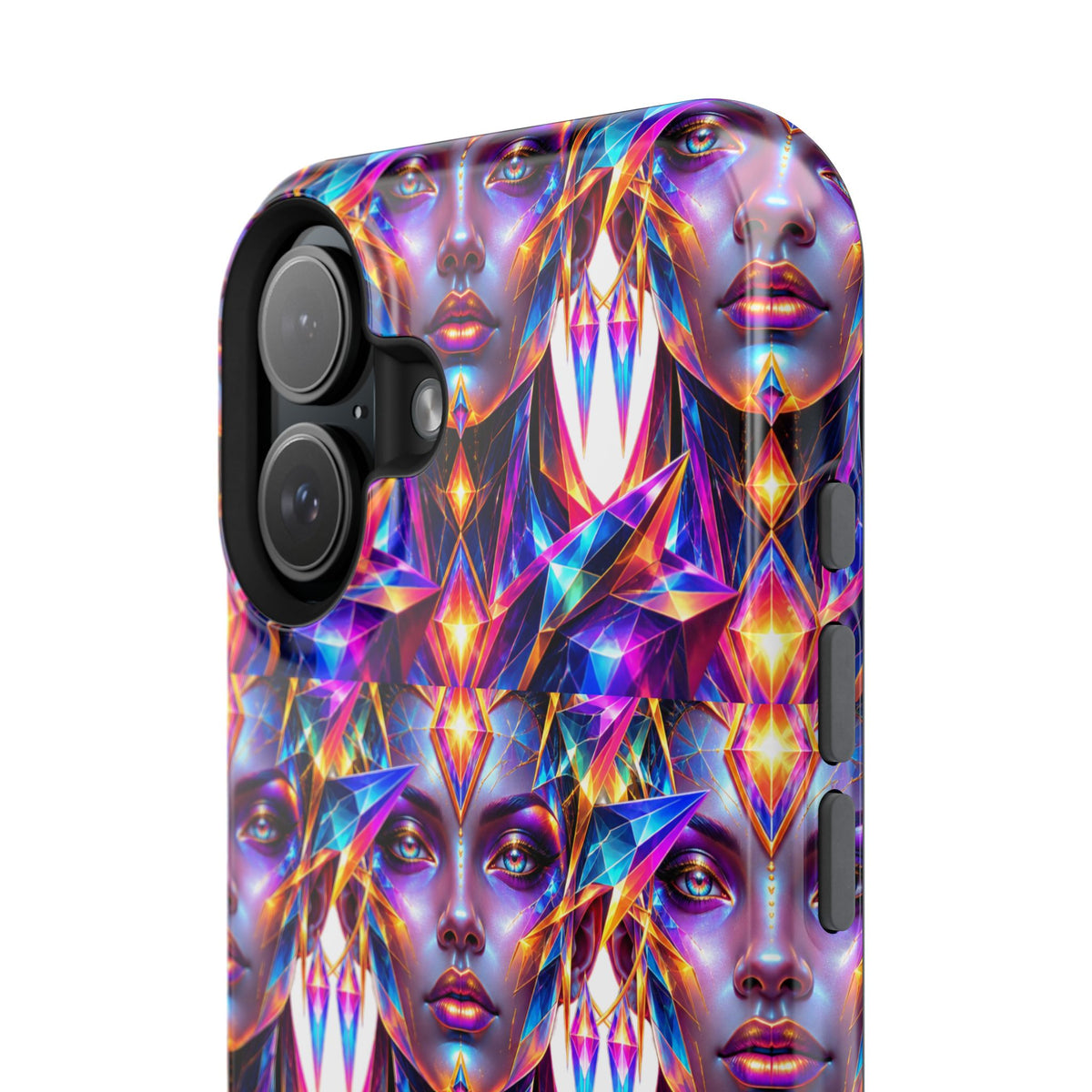 Lady DMT Phone Case — Protective Cosmic Art iPhone Cover