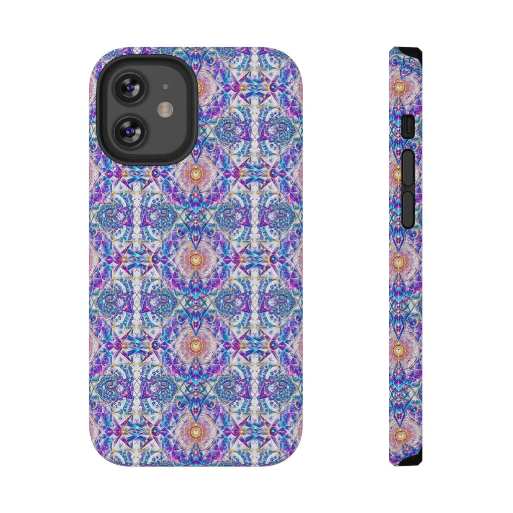 Geometric Pattern Phone Case — Protective Cosmic Art iPhone Cover