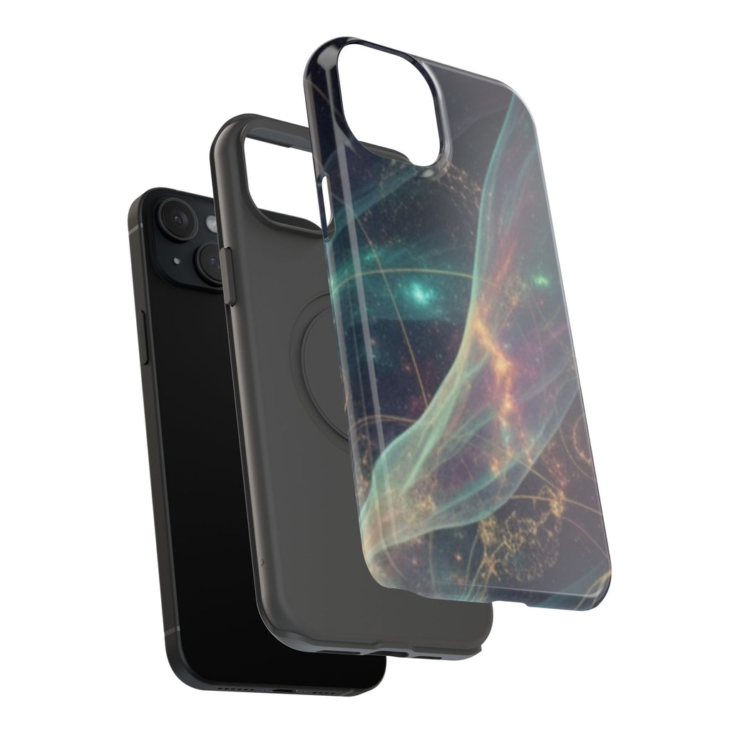 Galaxy Nebula Impact Phone Case — Protective Cosmic Art iPhone Cover