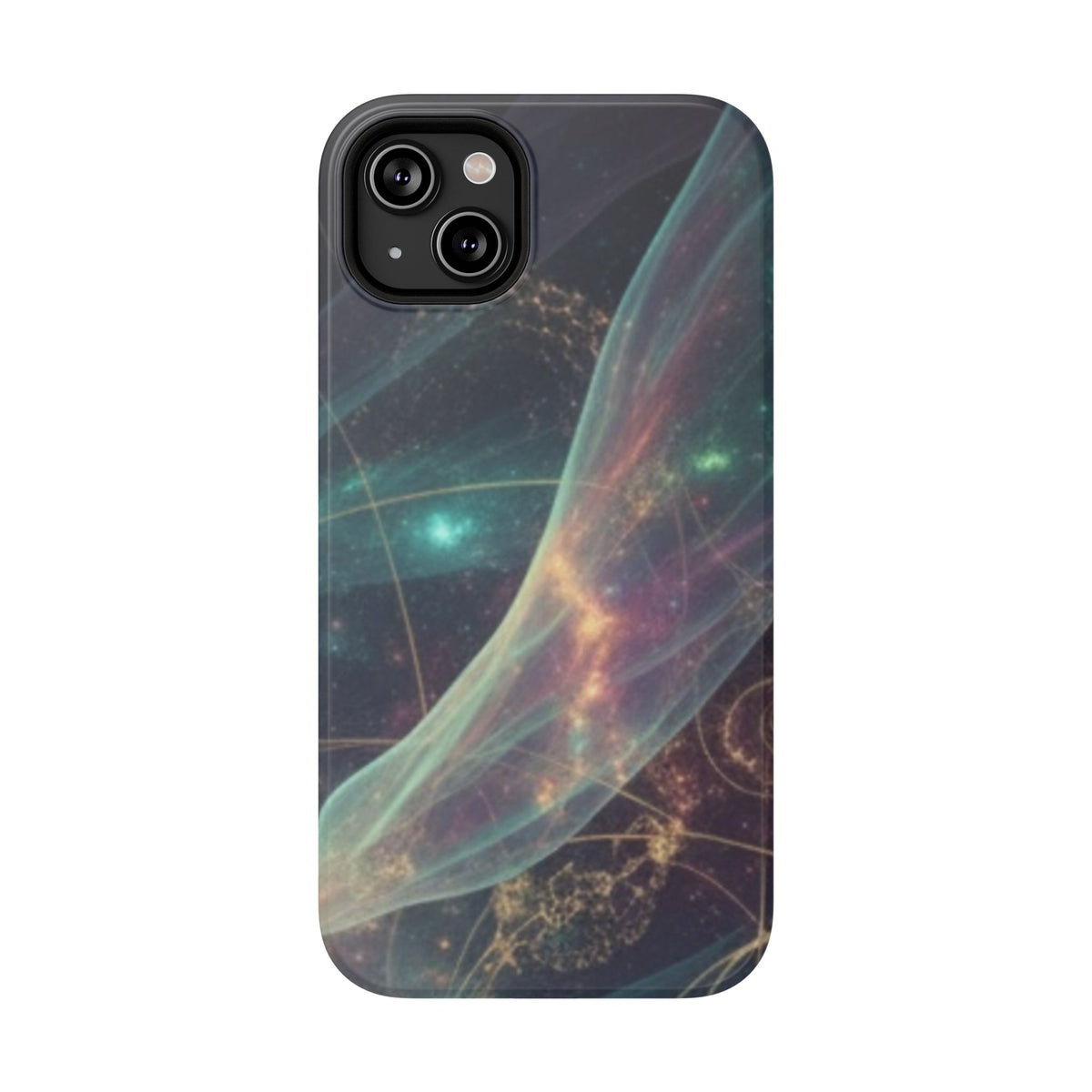 Galaxy Nebula Impact Phone Case — Protective Cosmic Art iPhone Cover