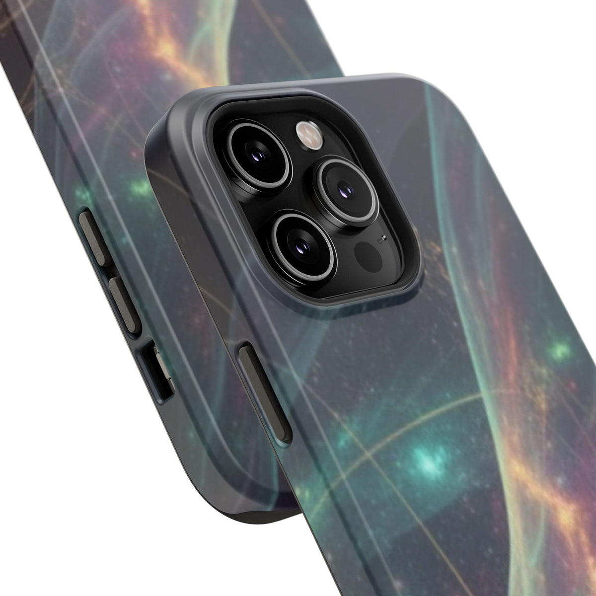 Galaxy Nebula Impact Phone Case — Protective Cosmic Art iPhone Cover