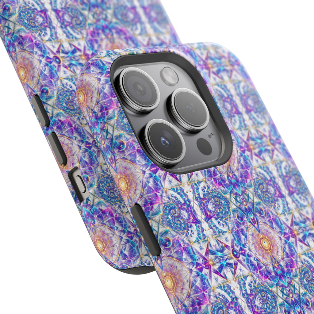 Geometric Pattern Phone Case — Protective Cosmic Art iPhone Cover