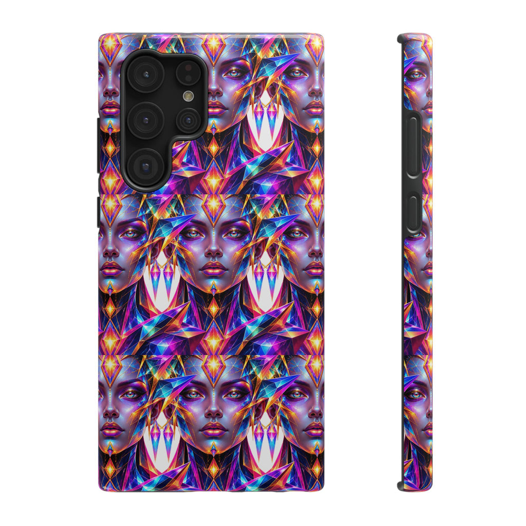 Lady DMT Phone Case — Protective Cosmic Art iPhone Cover