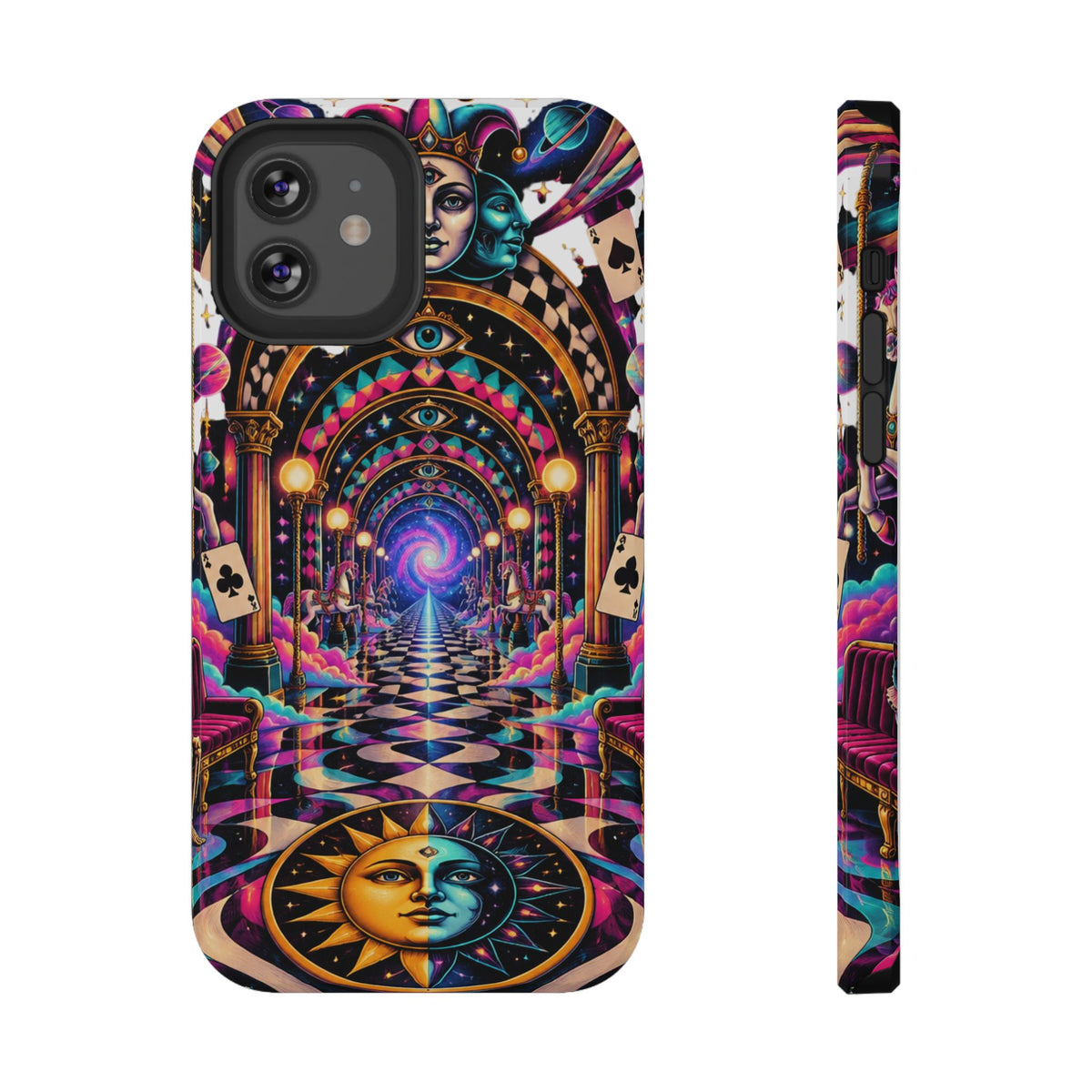 Psychedelic DMT Waiting Room Phone Case — Impact‑Resistant Protective Cover