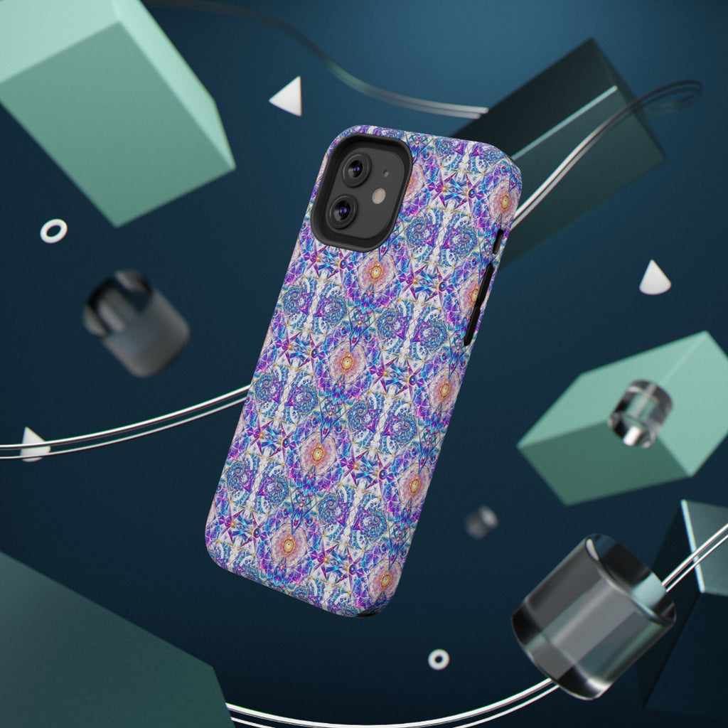 Geometric Pattern Phone Case — Protective Cosmic Art iPhone Cover