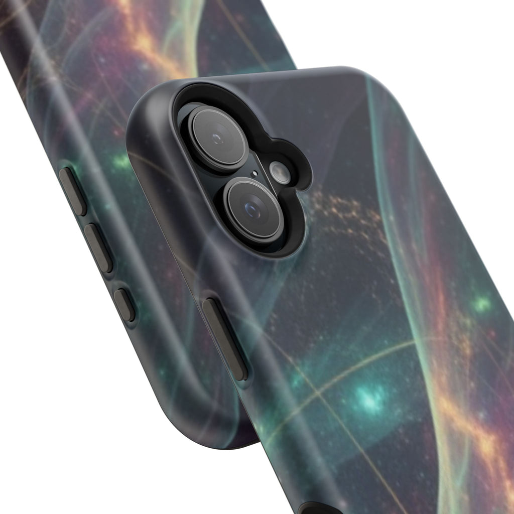 Galaxy Nebula Impact Phone Case — Protective Cosmic Art iPhone Cover