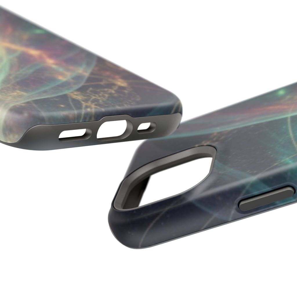 Galaxy Nebula Impact Phone Case — Protective Cosmic Art iPhone Cover