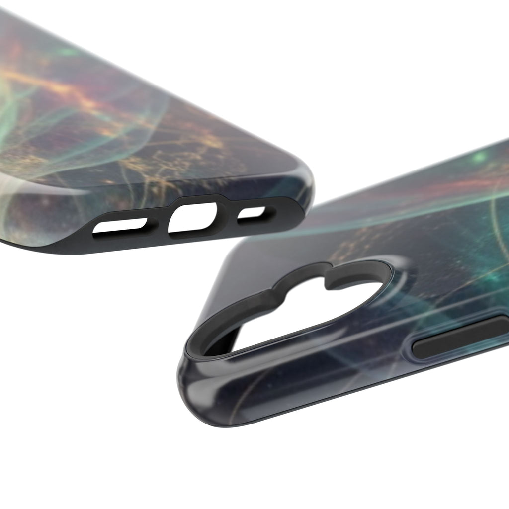 Galaxy Nebula Impact Phone Case — Protective Cosmic Art iPhone Cover