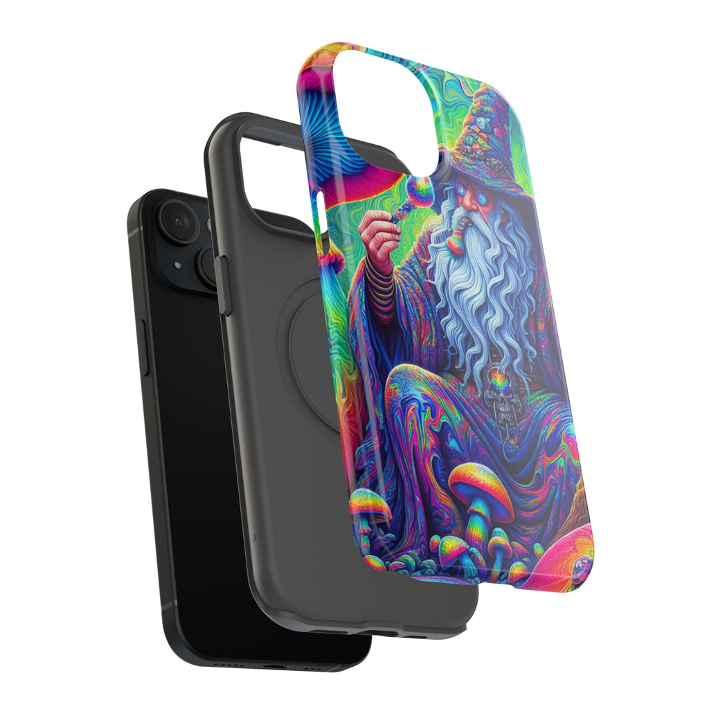 Psychedelic Wizard Phone Case — Impact‑Resistant Protective Cover
